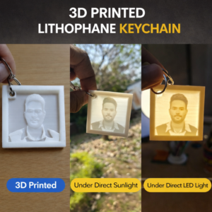 Lithophane Key Chain