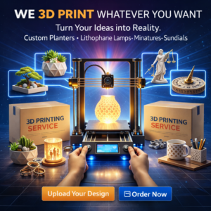 *CUSTOMIZED PRODUCT/ON DEMAND 3D PRINTING SERVICES*