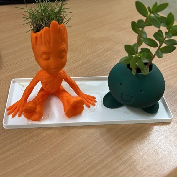 Groot and Oddish Planters Set with Saucer - Image 2