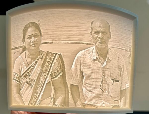 Lithophane Night Lamp with Personalized Photo - Image 4