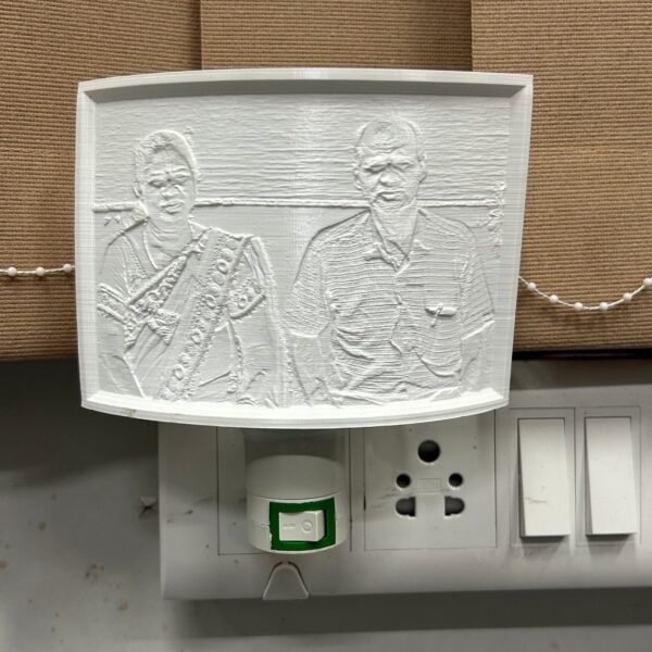 Lithophane Night Lamp with Personalized Photo - Image 2