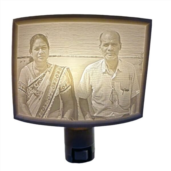 Lithophane Night Lamp with Personalized Photo