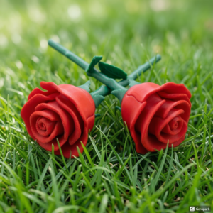 3D Printed Valentine Rose