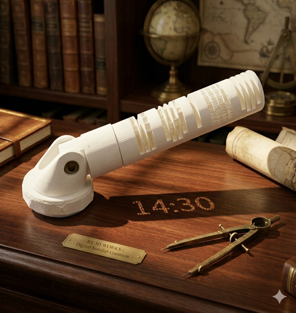 3D Printed Sundial (Digital Shadow) - Image 4