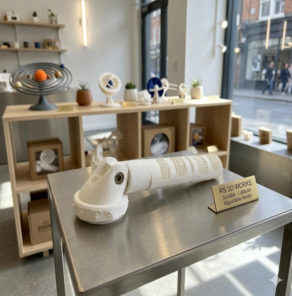 3D Printed Sundial (Digital Shadow) - Image 3