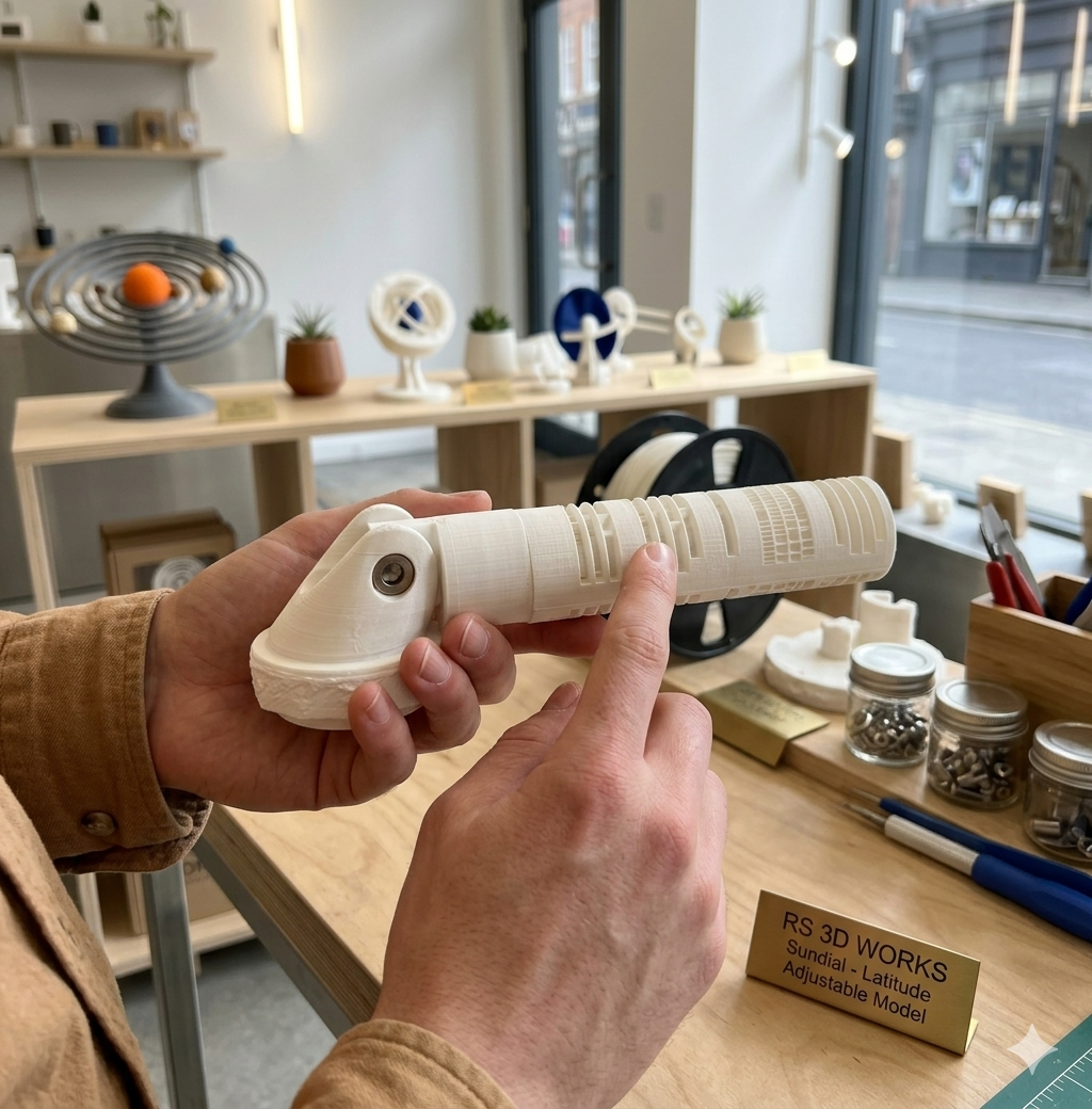 3D Printed Sundial (Digital Shadow) - Image 7
